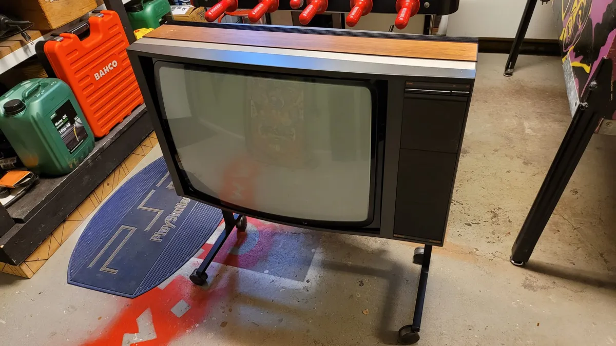 Samlarvärdet av en gammal tjock tv