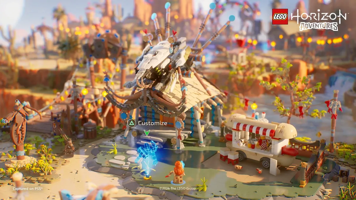 Grafik och teknik i lego horizon ps5
